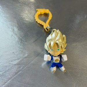 Dragon ball z backpack hanger keychain saiyan goku